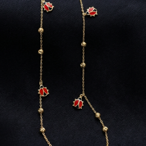 Pulsera de Oro - 10k - Catarinas