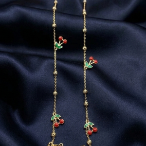 Pulsera de Oro - 10k - Cerezas